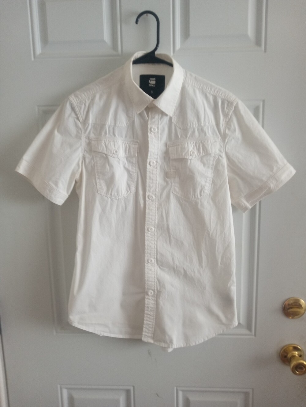 G-Star Raw Originals White Lightweight Shirt Men's Size S